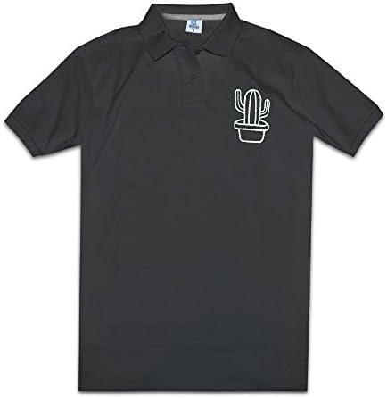 Men's Cactus Forest Polo Shirts Collared Jersey Polo