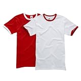 Fruit of the Mens Summer Essentials 2-Pack Ringer T-Shirt