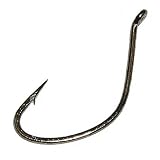 Gamakatsu Bronze Caddis Fly Hook, 100 Pack, C12U Size 6
