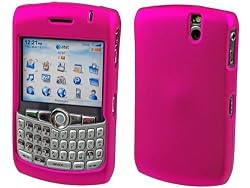 PREMIIUM HOT PINK RUBBER COATED PROGUARD COVER HARD CASE for RIM BLACKBERRY 8300 CURVE / 8310 / 8320 / 8330 - RETAIL PACKAGING