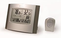 Chaney Instruments Acu-Rite 75321A1 Clock and Thermometer with Remote Sensor