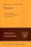 Parzival: Auf der Grundlage der Handschrift D (Altdeutsche Textbibliothek) - Wolfram von Eschenbach