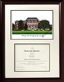 Mississippi State Bulldogs Graduation Diploma Frame Pic