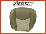 03 04 05 06 GMC Yukon Denali XL 2Tone Tan Leather Seat Cover LH bottom