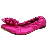 Hollywould Women's Perrine Ballet Flat,Fuschia,10 M