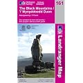 The Black Mountains OS Landranger Map 161