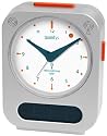 Quantys QY100/1 Solar-Funkwecker, silber/wei&szlig;