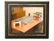 24kt Gold Tooled & Leather 8 x 10 Photo Frame