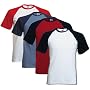Fruit of the loom short sleeve baseball t-shirt