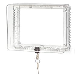 Honeywell CG511A1000 Medium Thermostat Guard with Inner Shelf to Prevent Tampering