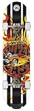 Hot Wheels Kinder Skateboard Fireboard, weiss schwarz rot gelb, 31"x7,75" - Hot Wheels