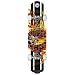 Hot Wheels Kinder Skateboard Fireboard, weiss schwarz rot gelb, 31"x7,75"