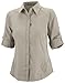 Columbia Women's Silver Ridge Long Sleeve Shirt, Large, Fossil