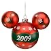 Disney 2009 Glass Mickey Mouse Ornament