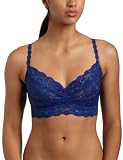 Cosabella Women's Never Say Never Sweetie Soft Bra,Marine Blue,Large