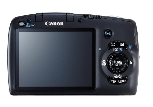 Canon Powershot SX110IS 9MP Digital Camera with 10x Optical Image Stabilized Zoom (Black) image