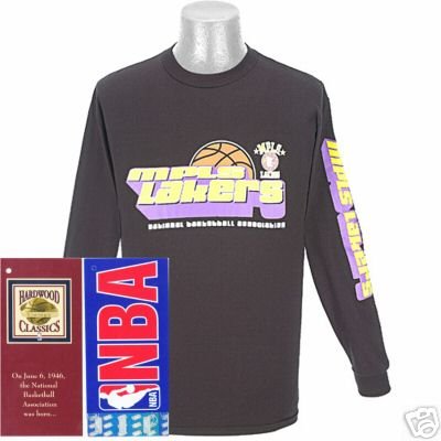 LOS ANGELES LAKERS MINNEAPOLIS BASKETBALL RARE SHIRT XL
