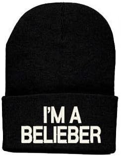 Lengendy I'm A Belieber Beanie Justin Bieber Interpretation Hat (Black) by Lengendy
