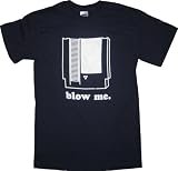 Nintendo Blow Me Game t-shirt Navy