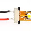 LEDwholesalers LED Strip Light Connector 2 Conductor 8 mm Ribbon to Cable, 2092