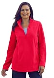 Cheap Woman Within Plus Size Super soft microfleece 1/2 zip top Cheap Woman Within Plus Size Super soft microfleece 1/2 zip top