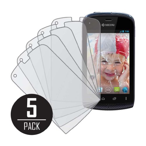Kyocera Hydro Screen Protector Cover, MPERO Collection 5 Pack of Matte Anti-Glare Screen Protectors for Kyocera Hydro C5170