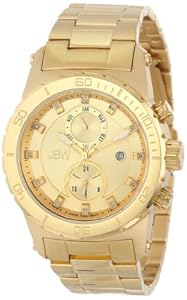 JBW Men's J6285A Multi-Function 12 Diamonds Metal Watch