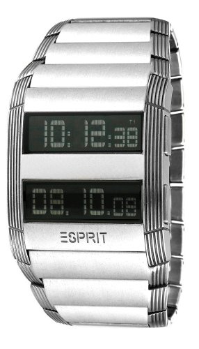 Esprit Herren-Armbanduhr Alpha Centauri Black Digital Edelstahl ES101231701