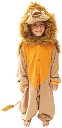 Big Boys' Lion Pajama Costume Standard