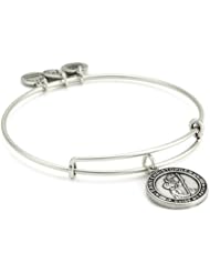 Alex and Ani Bangle Bar "St. Christopher" Russian-Silver Expandable Bracelet
