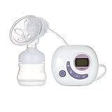 Anself 実用的 シングル 電動搾乳器セット ファスト吸い マッサージ ミルカー ミルクボトル乳首 大容量