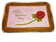 Valentine Rose Cookie Cake