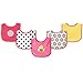 Luvable Friends Unisex Baby Cotton Terry Drooler Bibs with PEVA Back, Bee, One Size