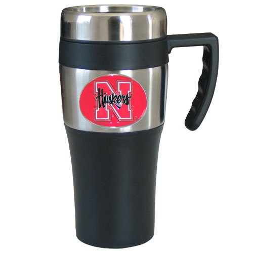 NCAA Nebraska Cornhuskers Logo Travel Mug