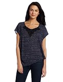 41AijMGgZsL. SL160  Democracy Womens Stripe Applique Top with Shark Bite Hem