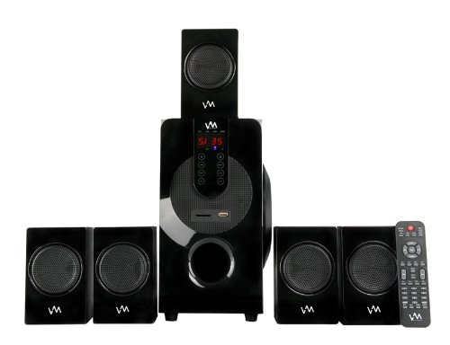 VM Audio EXMS550T 5.1 Home Multimedia Surround Sound Speaker System w/ USB