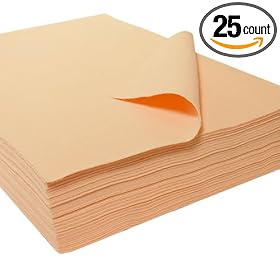 100% FLESH ACRYLIC FELT - 1006 25 PIECES PER PACK
