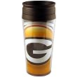 NFL Football Team Logo Vortex 16 Ounce Acrylic Travel Tumbler Glass - Green Bay Packers