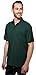 Tri-Mountain Men's 5 oz Moisture Wicking Polyester Shirt w/Pocket Forest Green Large