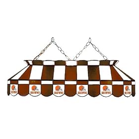 Cleveland Browns 40 STAINED GLASS POOL BILLIARD TABLE LAMP LIGHT