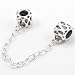 B34 Beads Hunter Jewelry Sterling Silver Clips Safe Clasp Chain Stopper Beads Are Compatible with Pa