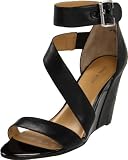 Nine West Women's Pitera Wedge Sandal,Black Multi,7 M US