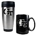 Georgia Tech Yellowjackets NCAA Stainless Travel Tumbler And Ceramic Mug Set by Great American Products