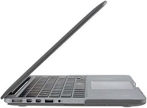 SamuraYi - 3 in 1 Translucent Hard Case Cover &amp; Silicon Keyboard Cover &amp; Microfiber Cleaning Cloth for 13-inch MacBook Pro 13.3" with Retina Display (Model A1502/ A1425), Grey R13GY3