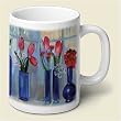Coffee Mug ~ Cobalt Collection ~ large 14 oz capacity ~ one ceramic mug ~ code 473
