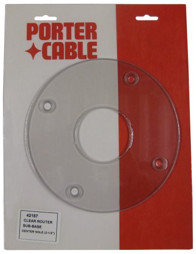 Porter-Cable 42187 2-1/2-Inch Hole Sub Base