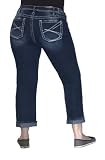 Silver Jeans Women's Akio Capri Pants Jeans Size 24