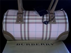 Low Price AUTHENTIC BURBERRY LONDON PINK CHECK LARGE LOLA HANDBAG Review