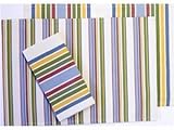 Tululah Designs Bridgeport Stripe Bridgeport Striped Napkin Set Set of 4