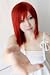 Kingdom Heart Kairi Dark Red shouder-length cosplay wig